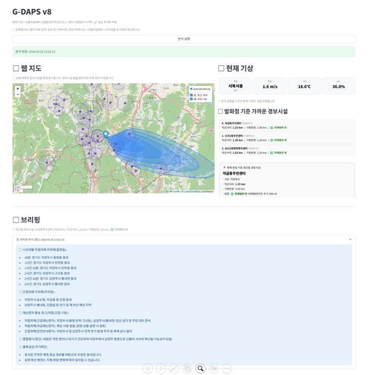 ��⵵, ���ι��� �溸 ������' ��ü ���ߡ�������� �߻��� �ǽð� ���� �ý��� ����